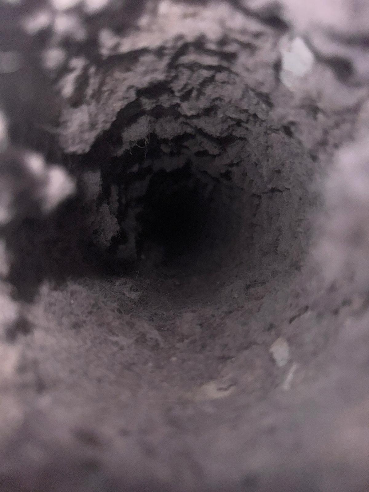Dirty air vent before cleaning